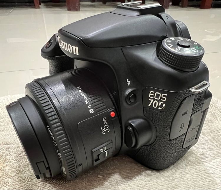 กล้อง DSLR ไม่กันน้ำ ขายกล้อง Canon 70D และเลนส์ YN35f2 ครับ