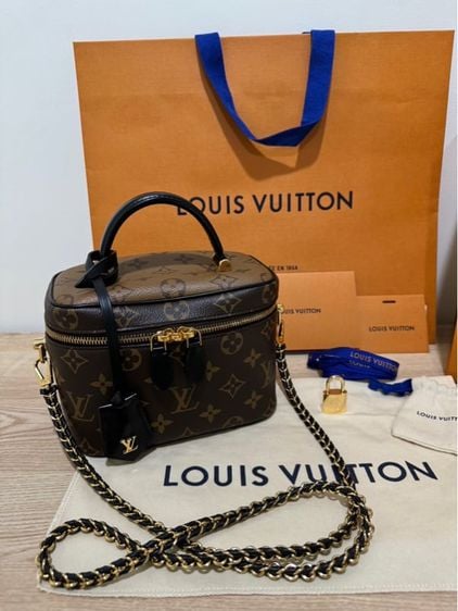 หนังแท้ หญิง น้ำตาล Louis Vuitton Vanity pm ✨Like new