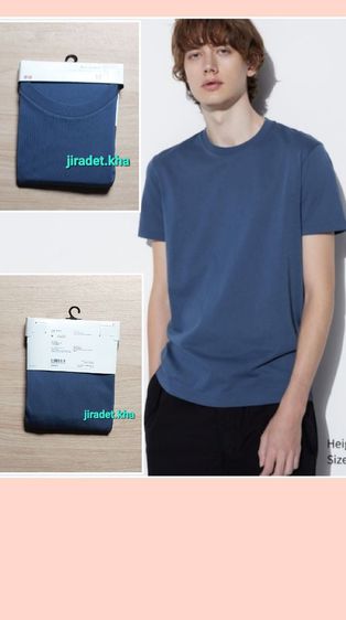 เสื้อทีเชิ้ต เสื้อยืดคอกลม Dry Color แขนสั้น Blue แบรนด์ Uniqlo ไซส์ Unisex M สินค้าใหม่จาก. Shop ซื้อมาผิดขนาดขายต่อ
(Original)