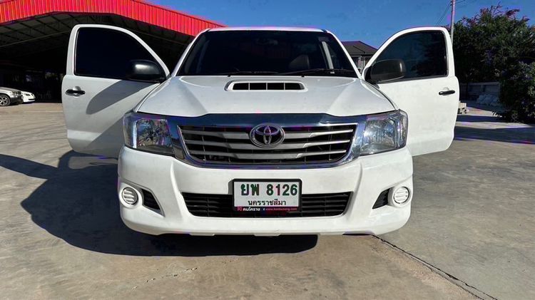 Toyota Hilux Vigo 2014 3.0 Pickup ดีเซล ขาว รูปที่ 1