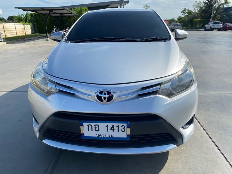 Toyota Vios 2014 1.5 E Sedan เบนซิน ไม่ติดแก๊ส เกียร์อัตโนมัติ บรอนซ์เงิน