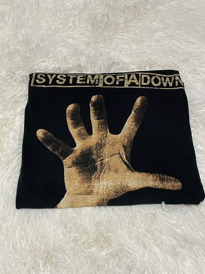 อื่นๆ อื่นๆ L ดำ แขนสั้น เสื้อวง System of A Down มือสอง