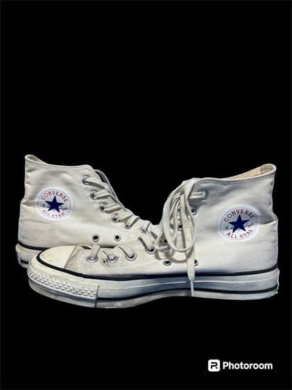 รองเท้าผ้าใบ ผ้าใบ UK 6.5 | EU 40 | US 7 ขาว Converse Canvas As J HI White Made in Japan 🇯🇵 