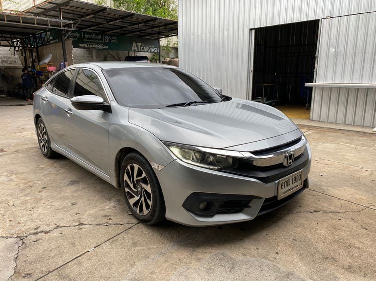 Honda Civic 2018 1.8 EL i-VTEC Sedan เบนซิน ไม่ติดแก๊ส เกียร์อัตโนมัติ เทา รูปที่ 1