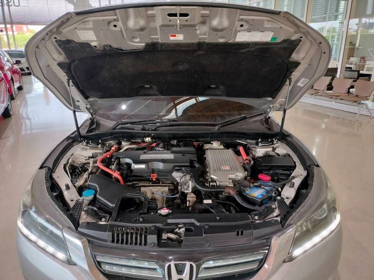 Honda Accord 2014 2.0 Hybrid Sedan ไฮบริด ไม่ติดแก๊ส เกียร์อัตโนมัติ เทา
