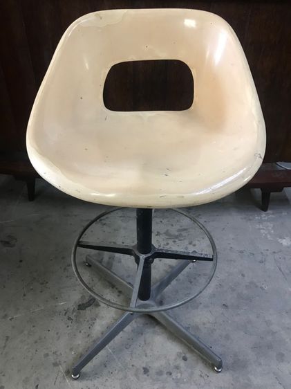 เก้าอี้บาร์สูง ไมโครไฟเบอร์ อื่นๆ เก้าอี้ Vintage