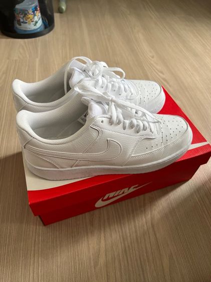 Nike Men's Court Vision Low Next Nature Shoes - White ในกี้ รองเท้าผู้ชาย
