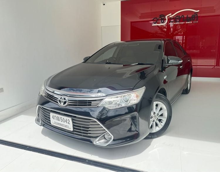Toyota Camry 2015 2.0 G Sedan ดีเซล ไม่ติดแก๊ส เกียร์อัตโนมัติ ดำ