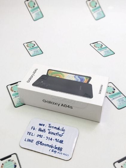 64 GB ขาย เทิร์น Samsung Galaxy A04S Black Ram 4 Rom 64 ศูนย์ไทย ของใหม่มือ 1 ประกันเหลือ เพียง 3,290 บาท ครับ