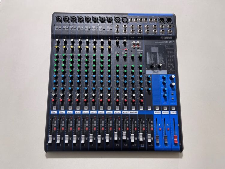 YAMAHA MG16XU Analog Mixer 16 Input เครื่องผสมสัญญาณเสียง มิกเซอร์อนาล็อก 16 ชาแนล