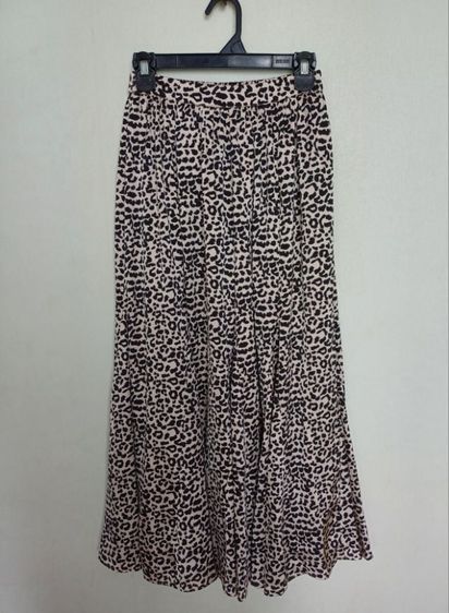 Saloon by babylone Leopard Print 
Long Skirt แบรนด์ญี่ปุ่น