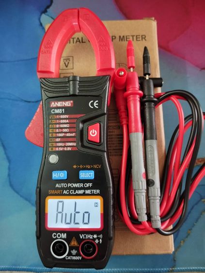 มิเตอร์อัตโนมัติใช้งานง่าย วัดไฟAC DCอัตโนมัติ วัดความจไดโอดคาปาซิเตอร์พัดลมได้ เก็บปลายทาง รูปที่ 7