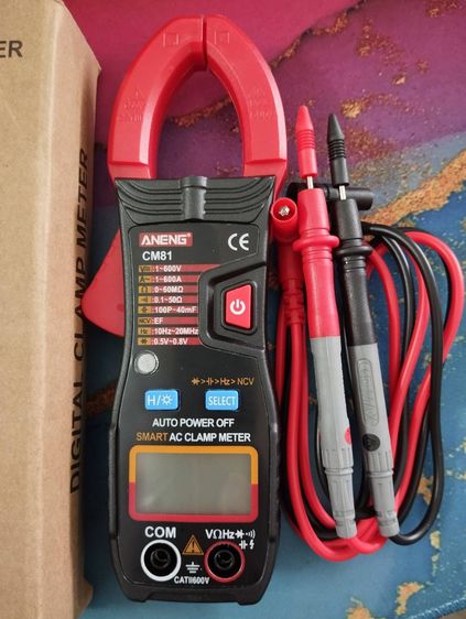 มิเตอร์อัตโนมัติใช้งานง่าย วัดไฟAC DCอัตโนมัติ วัดความจไดโอดคาปาซิเตอร์พัดลมได้ เก็บปลายทาง รูปที่ 10