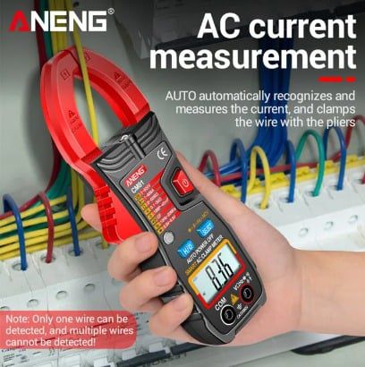 มิเตอร์อัตโนมัติใช้งานง่าย วัดไฟAC DCอัตโนมัติ วัดความจไดโอดคาปาซิเตอร์พัดลมได้ เก็บปลายทาง