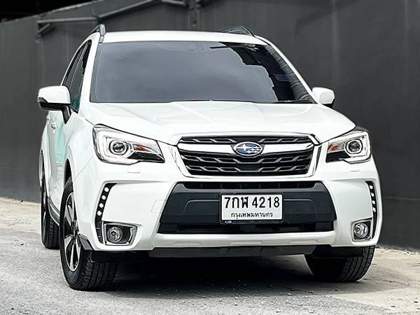 Subaru Forester 2018 2.0 i-P Utility-car เบนซิน ไม่ติดแก๊ส เกียร์อัตโนมัติ ขาว
