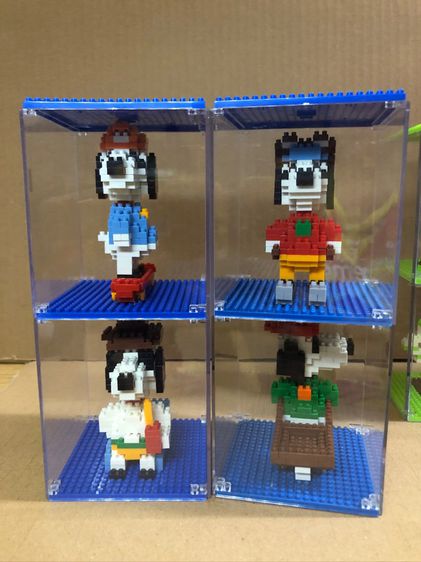 เลโก้มินิ การ์ตูนดัง Miki Brix แบบต่อแล้ว พร้อมกล่องใส (สภาพใหม่) เหมาขาย 4 ตัว