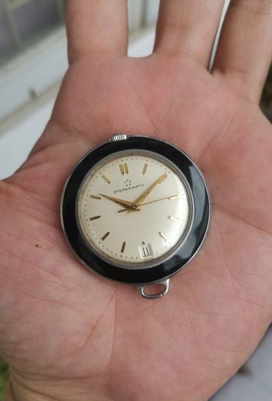 นาฬิกาพก​ Vintage​ Eterna-Matic Pocket​ Watches​ Automatic​  หายากมากครับราคาแบ่งปัน