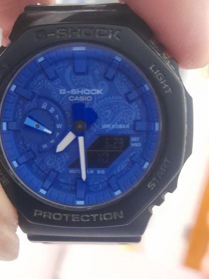G-Shock คาสิโอจีช้อคGa-2100สีน้ำเงินรุ่นพิเศษสีหายากครับ