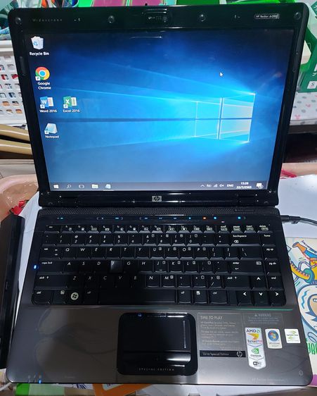 Notebook HP dv2500 พร้อมที่ชาร์จ