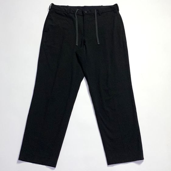 กางเกงขายาวสีดำ Uniqlo เอว 34-35 รูปที่ 1