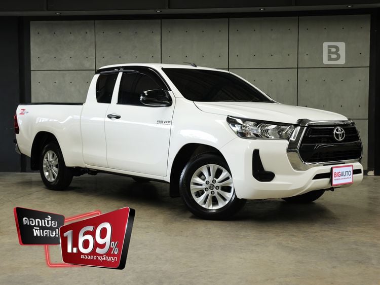 Toyota Hilux Revo 2023 2.4 Z Edition Entry Pickup ดีเซล ไม่ติดแก๊ส เกียร์ธรรมดา ขาว