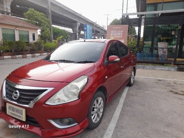 รถ Nissan Almera 1.2 VL สี แดง