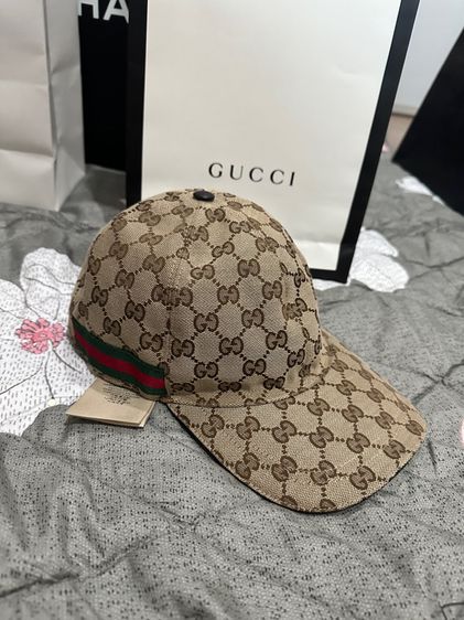 หมวกและหมวกแก๊ป หมวก Gucci size L 59cm ปรับได้