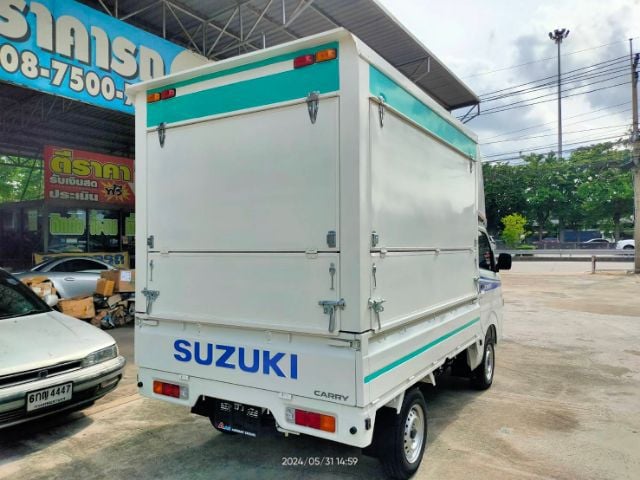 Suzuki Carry 2023 1.5 Pickup เบนซิน ไม่ติดแก๊ส เกียร์ธรรมดา ขาว รูปที่ 2