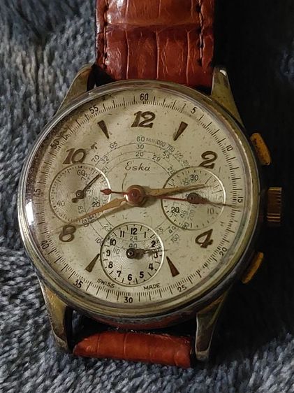 Rare Eska chronograph 1940s