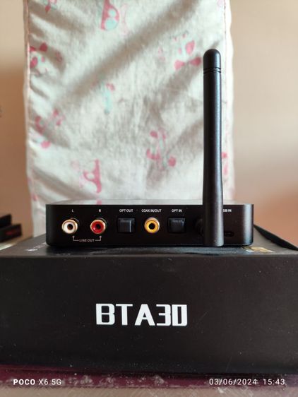 fiio bta30 รับ-ส่ง Bluetooth และ dac ในตัว สภาพดี ใช้งานปกติ ต่อหูฟัง เครื่องเสียง ลำโพง