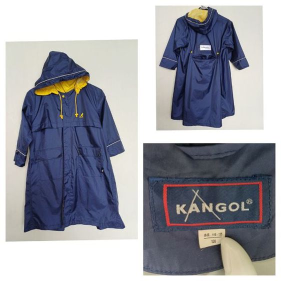 อื่นๆ อื่นๆ ไม่ระบุ 🚫ขายแล้วค่ะ (SOLD) Kangol Kid Size 120 Rain Jacket 
สีกรมท่าเข้ม-เหลือง 