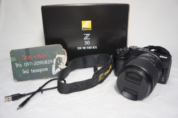 กล้องมิลเลอร์เลส ไม่กันน้ำ Nikon Z30 เลนส์ Z18-140 อดีตประกันศูนย์ ครบกล่อง