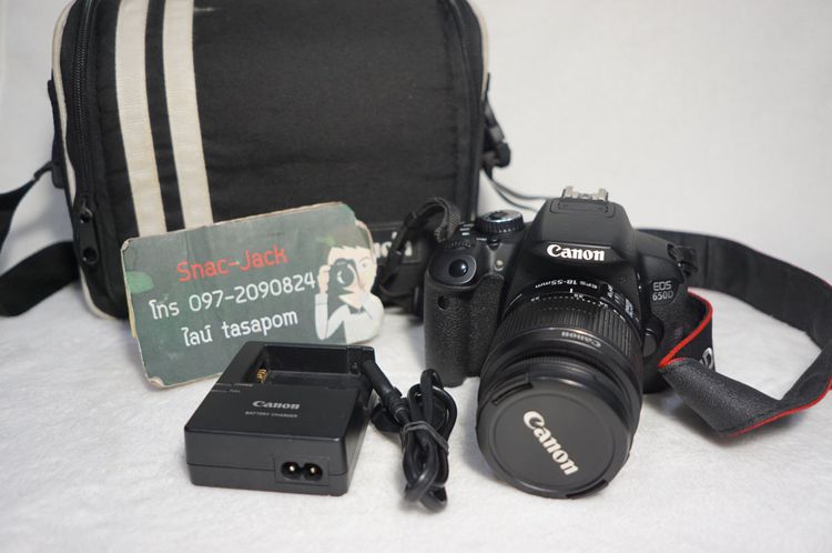 กล้อง DSLR ไม่กันน้ำ Canon 650D สภาพนางฟ้า พร้อมใช้งาน 