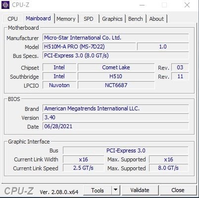 คอมพิวเตอร์  Intel Core i5-10400 GTX 1650 VENTUS  รูปที่ 6