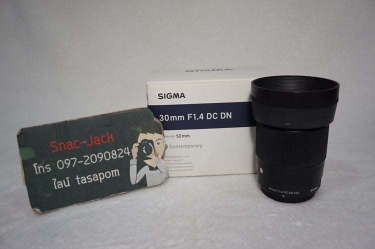 เลนส์ fixed Sigma 30 mm F1.4 DC DN For Olympus Panasonic ครบกล่อง