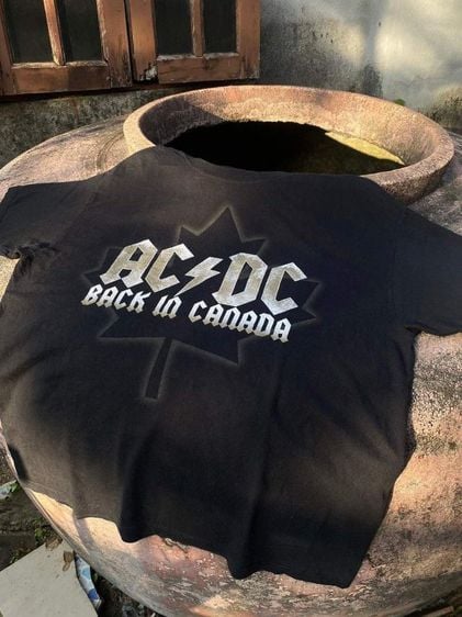 💥 เสื้อ  ACDC Back in Canada Tour 2009 💥