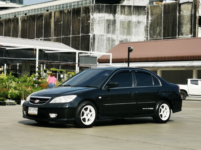 Honda Civic 2005 1.7 VTi Sedan เบนซิน ไม่ติดแก๊ส เกียร์อัตโนมัติ ดำ รูปที่ 2