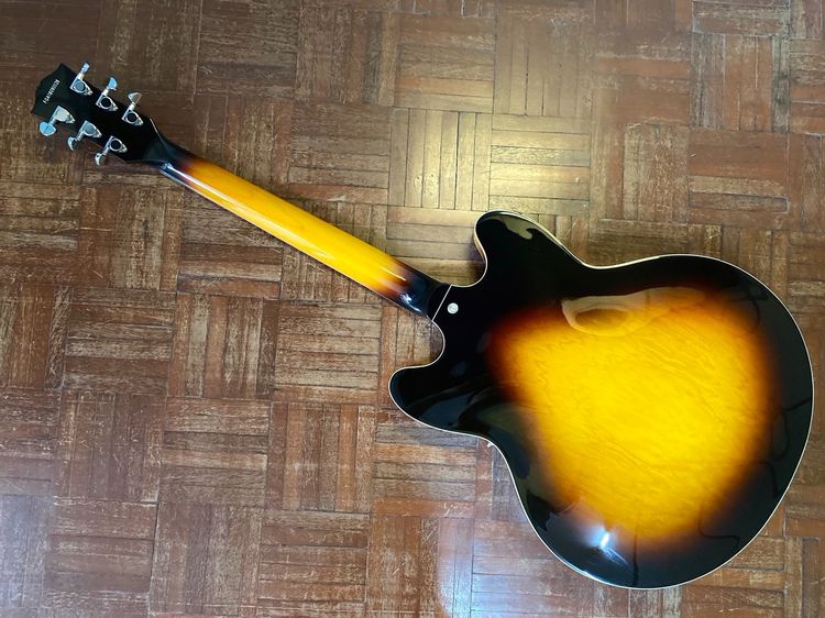 ♥. Burny SRSA-65 Semi-Hollow guitar .♥ รูปที่ 11