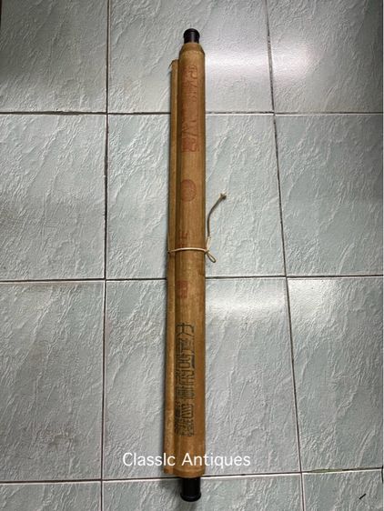 ภาพวาด ขุนนางจีนขี่ม้า วิวเขาไม้ สะสม รูปที่ 16