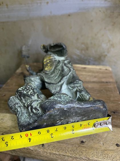 เทพเจ้ากวนอู ทองเหลืองปัดทองA10 รูปที่ 11