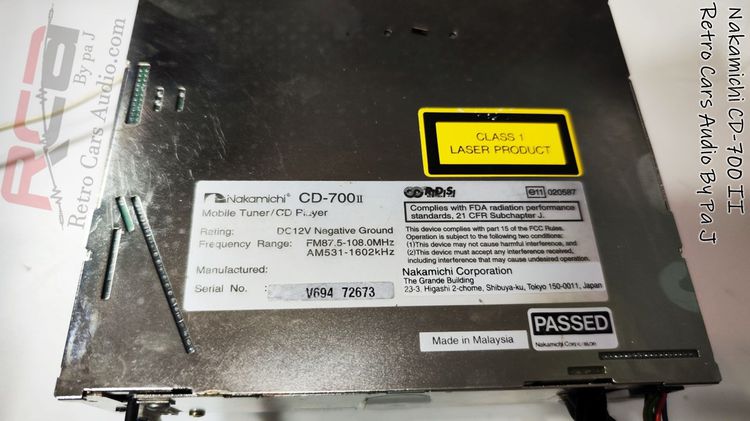 NAKAMICHI CD-700 II  รูปที่ 4