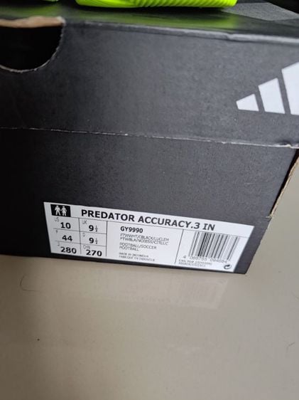 รองเท้าฟุตซอล อื่นๆ ผู้ชาย ขาว adidas predator accuracy.3 gy9990
