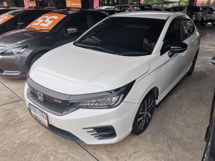 Honda City 2020 1.0 RS Sedan เบนซิน ไม่ติดแก๊ส เกียร์อัตโนมัติ ขาว