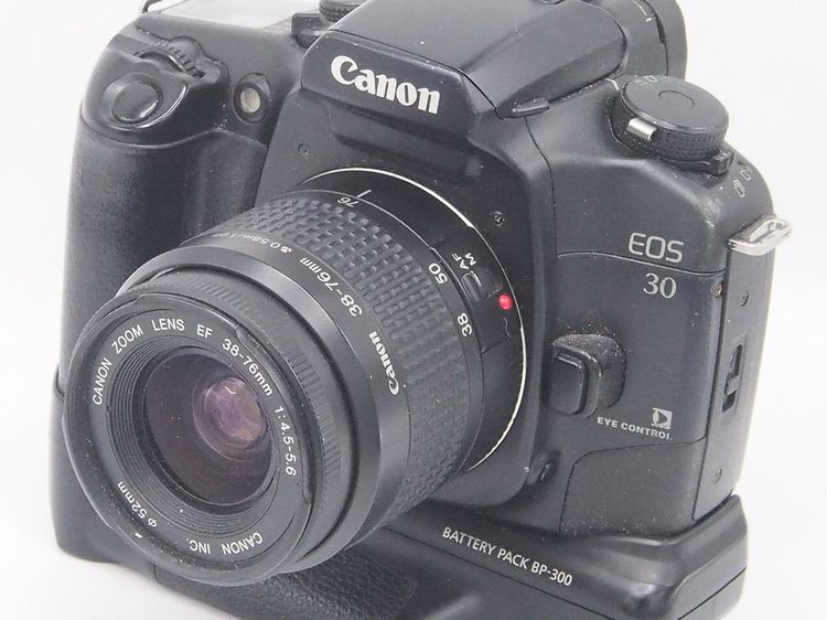 ขายกล้องฟิลม์ รุ่นยอดนิยมในอดีต CANON EOS 30 D EYE CONTRO เลือกจุดโฟกัสด้วยสายตาได้ 7 จุด 