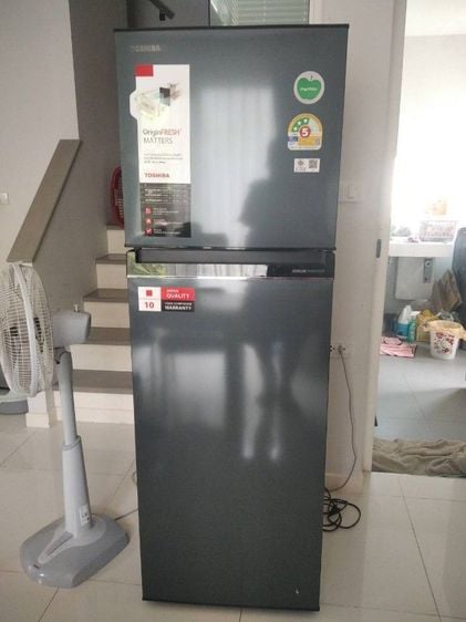 ตู้เย็น 2 ประตู ขายตู้เย็นToshiba 8.9 คิว ( ใช้งานได้ 1 เดือน)