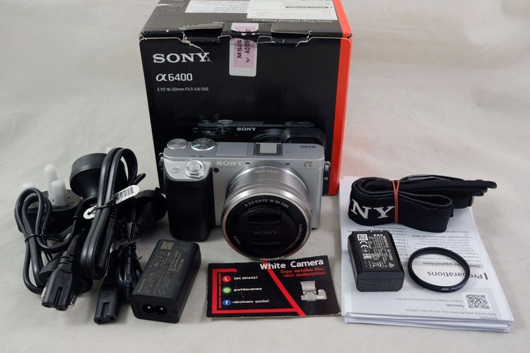 กล้องมิลเลอร์เลส ไม่กันน้ำ Sony A6400  + เลนส์ 16-50 OSS