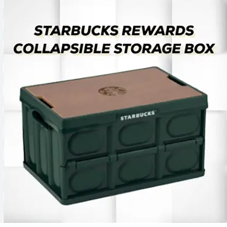 กล่องเก็บของพับได้ สตาร์บัคส์พรีเมียม Starbucks Premium 2024 พร้อมส่ง รูปที่ 2