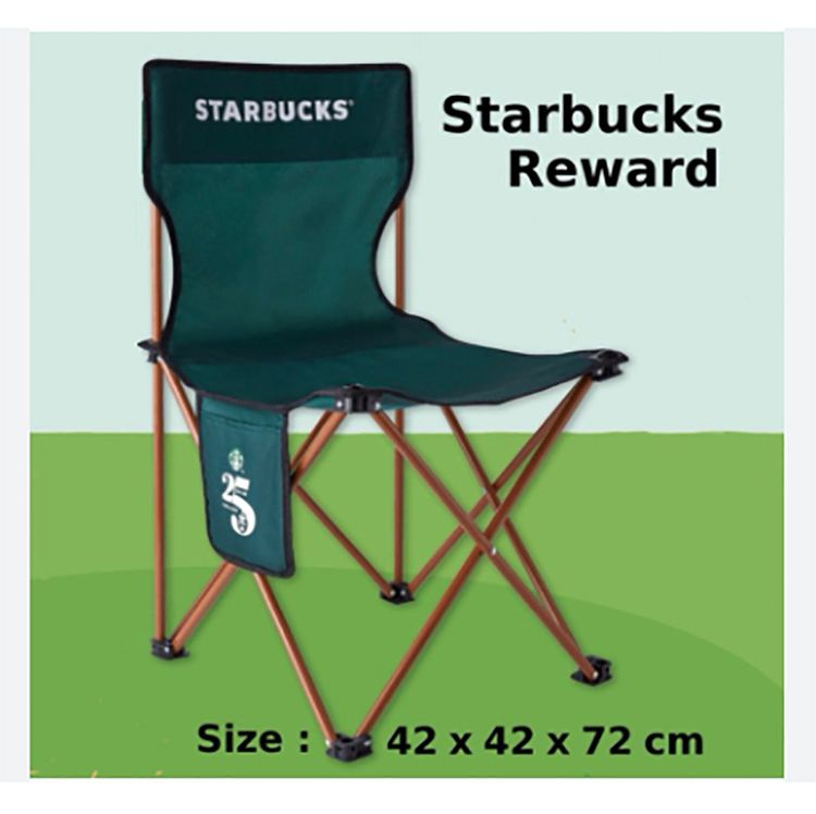 เก้าอี้แค้มปิ้ง สตาร์บัคส์พรีเมียม Camping Chair Starbucks Premium 2023 พร้อมส่ง