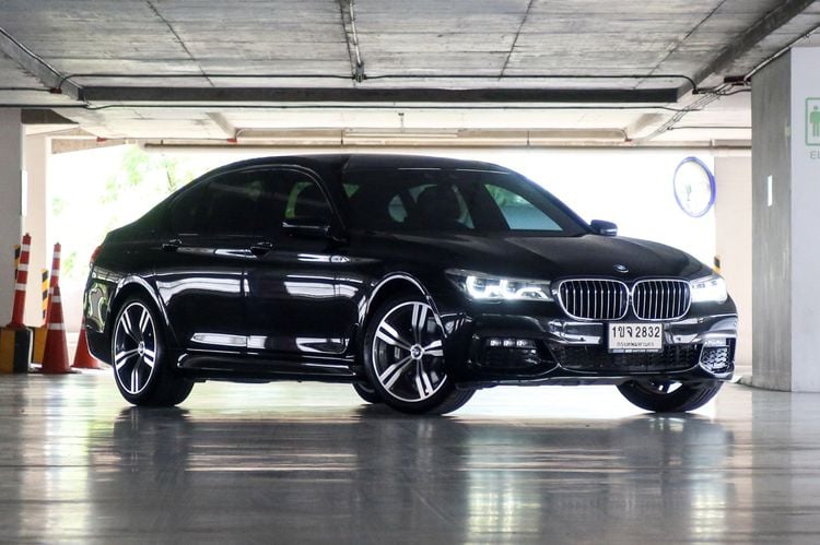 BMW Series 7 2016 730Ld Sedan ดีเซล ไม่ติดแก๊ส เกียร์อัตโนมัติ ดำ รูปที่ 1