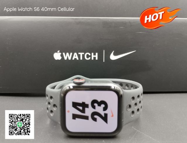 สแตนเลส Apple Watch Nike S6 40mm GPS Cellular มือสอง บางพลี สมุทรปราการ
